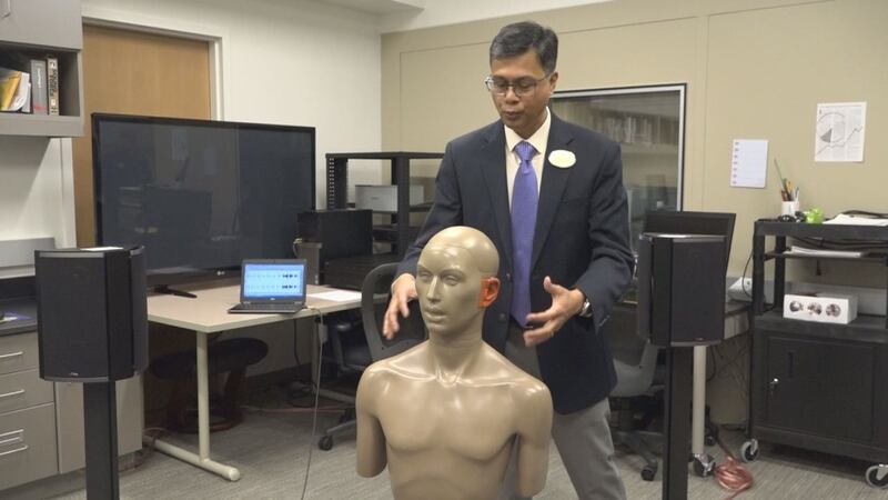 Dr. Ayasakanta Rout performs a research test | Photo: WHSV