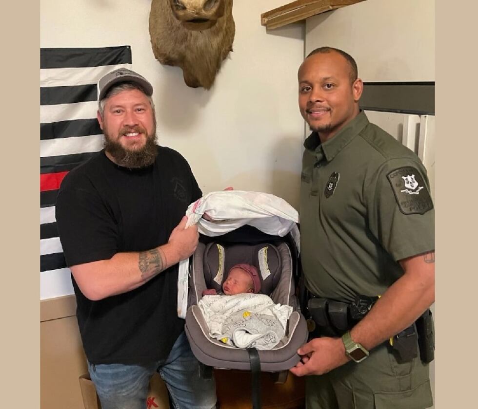 Authorities say Jeremy (left), the victim of a motorcycle crash, named his daughter after...