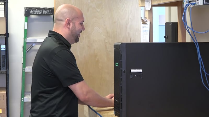 Josh King, a network engineer with IT Decisions | credit: WHSV