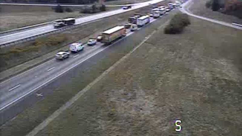 Snapshot from VDOT traffic camera at MM 235 of Interstate 81 as of 12:30 p.m. on Oct. 29, 2019