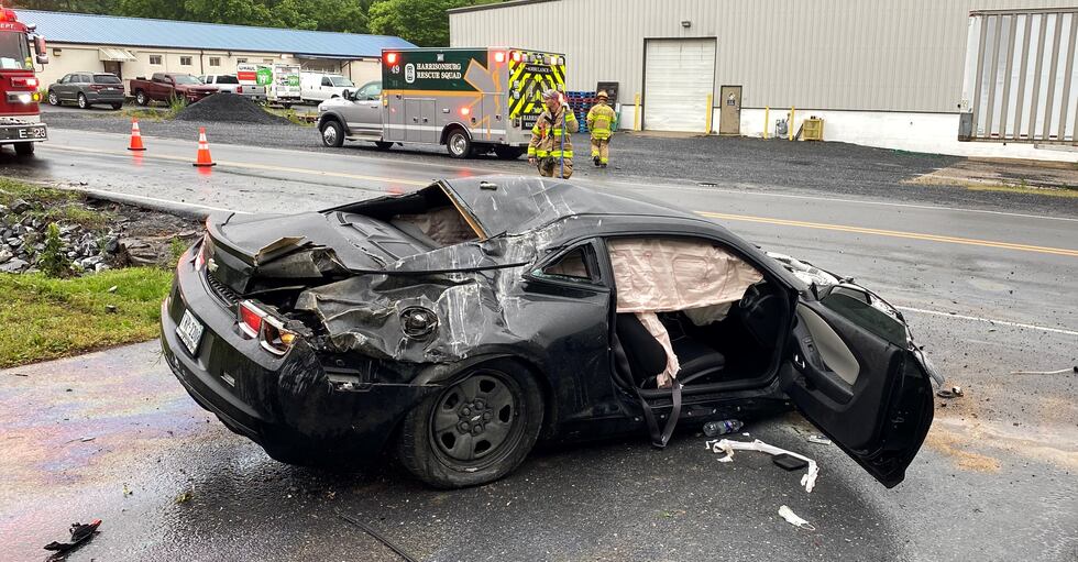Excessive speed appears to have been a factor in this crash.