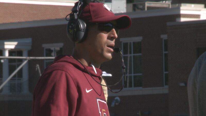 Bridgewater head coach Scott Lemn led the Eagles to a 7-4 mark in 2023