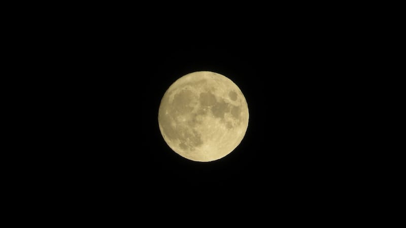 Full Moon from Staunton Saturday night